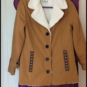 I have an adorable brown Jacket size L, however it